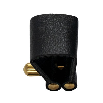 ABRAZADERA CUERO SAXO ALTO ECONÓMICA GOLD