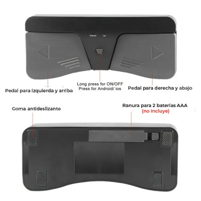 PEDAL PASADOR DE PÁGINAS/APHOL-ANDROI