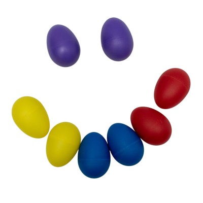 MARACAS DE PLÁSTICO HUEVOS (PAR)