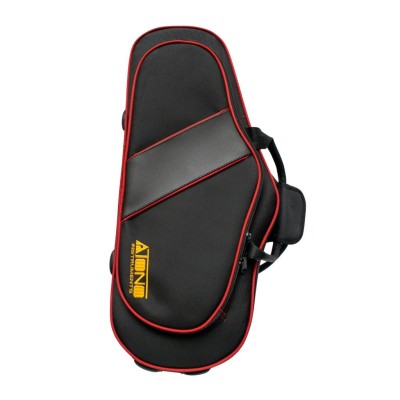 ESTUCHE ATONO SAXO ALTO, CONTORNO ROJO