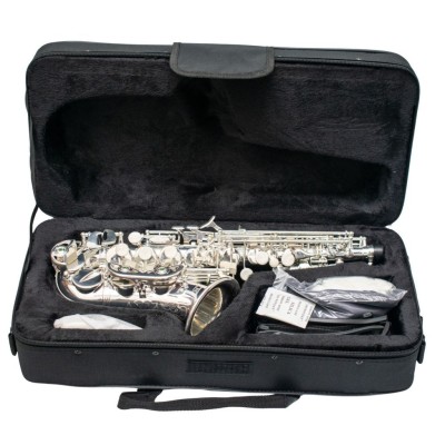 SAXO SOPRANO CURVO SILVER